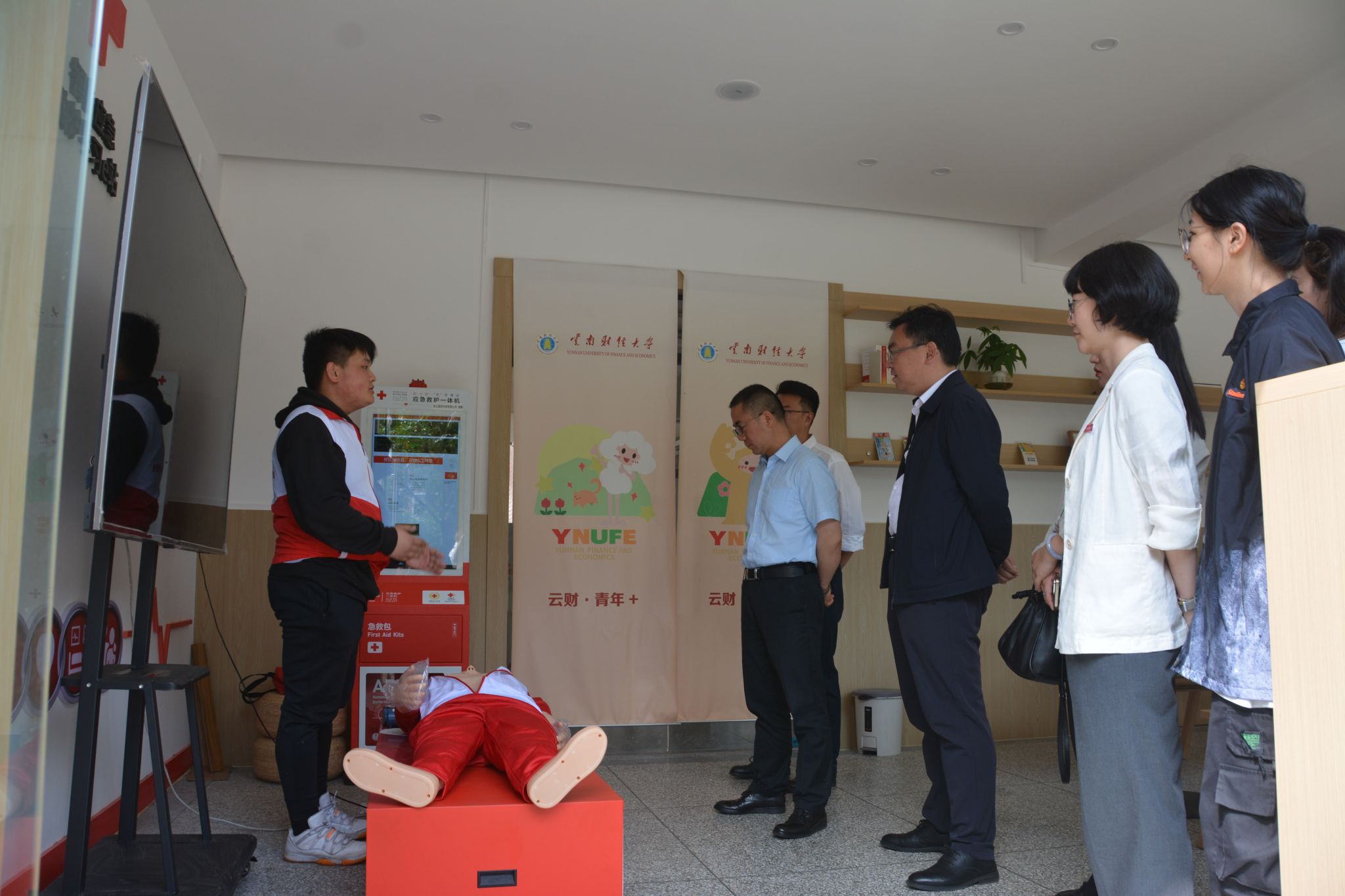 共青团云南省委宣传部部长金树,三级主任科员王薇淇,校团委书记舒挺